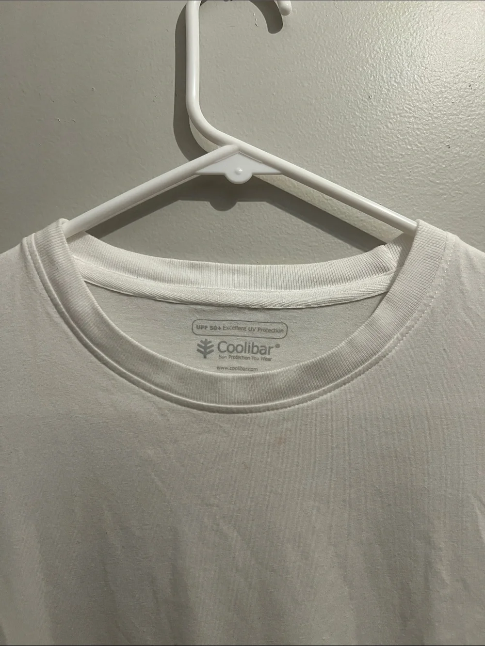 Men’s Morada Everyday Short Sleeve T-Shirt - Coolibar - Size Small - White